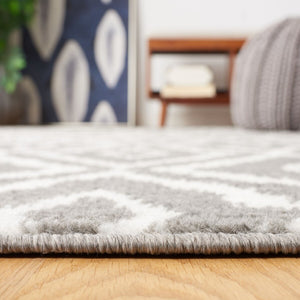 Safavieh Pyramid 219  Power Loomed Rug Charcoal / Ivory PYR219G-9