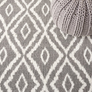 Safavieh Pyramid 219  Power Loomed Rug Charcoal / Ivory PYR219G-9