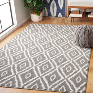 Safavieh Pyramid 219  Power Loomed Rug Charcoal / Ivory PYR219G-9