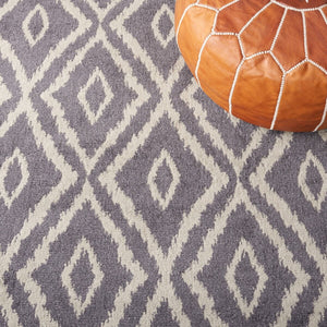 Safavieh Pyramid 219  Power Loomed Rug Charcoal / Light Grey PYR219H-9