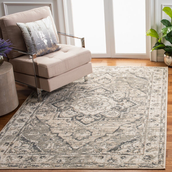 Safavieh Pyramid 268 Power Loomed 52% Polypropylene/11% Polyester/13% Latex Transitional Rug PYR268A-28