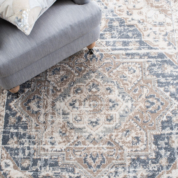 Safavieh Pyramid 268 Power Loomed 52% Polypropylene/11% Polyester/13% Latex Transitional Rug PYR268B-28