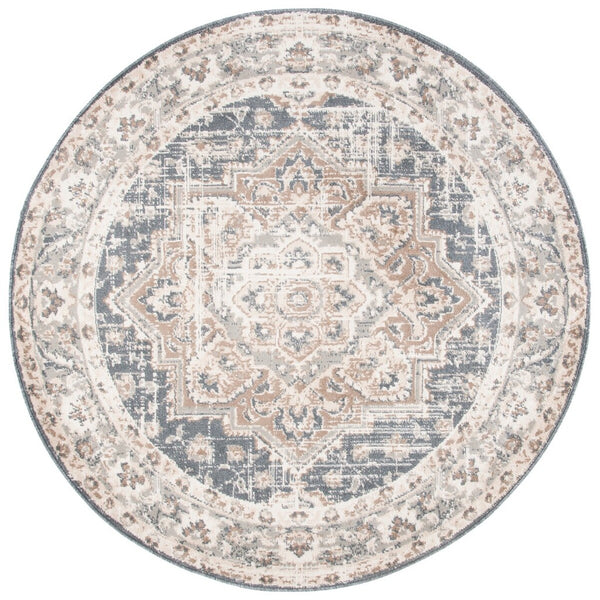 Safavieh Pyramid 268 Power Loomed 52% Polypropylene/11% Polyester/13% Latex Transitional Rug PYR268B-28