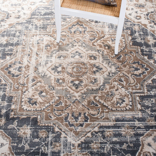 Safavieh Pyramid 268 Power Loomed 52% Polypropylene/11% Polyester/13% Latex Transitional Rug PYR268B-28
