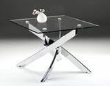 Modrest Pyrite Modern Glass End Table