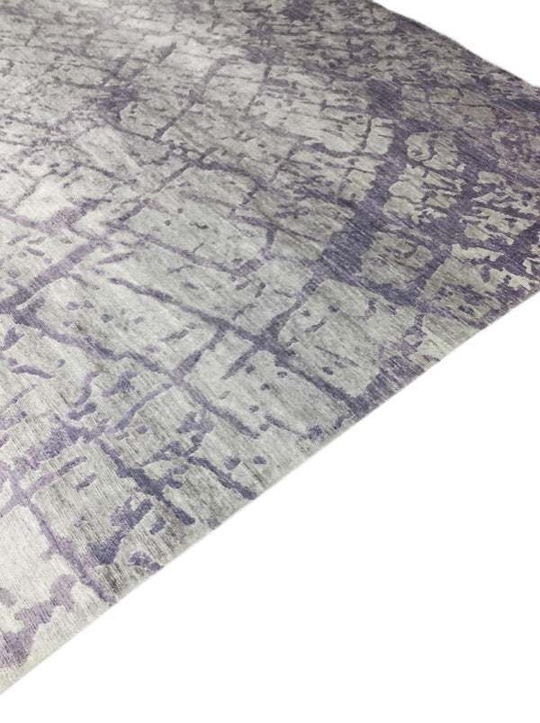 Pasargad Modern Allover Modern Bamboo Silk Rug PZA-45A 9X12-PASARGAD