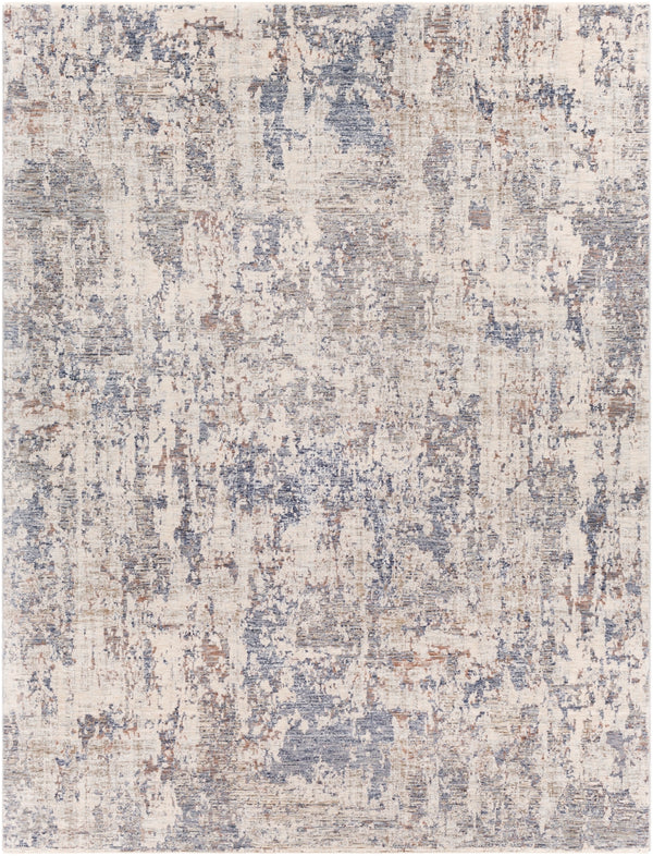 Palazzo PZL-2301 Modern Polyester, Viscose Rug PZL2301-710103 Navy, Denim, Pale Blue, Camel, Taupe, Cream, White, Blush 70% Polyester, 30% Viscose 7'10" x 10'3"
