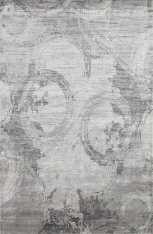 Pasargad Modern Allover Modern Bamboo Silk Rug PZN-701 6X9-PASARGAD