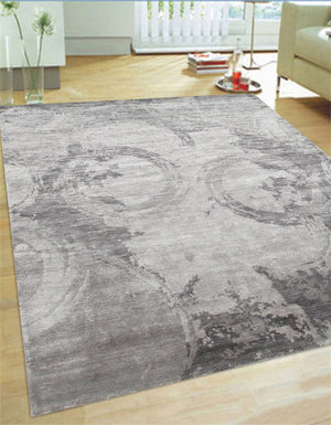 Pasargad Modern Allover Modern Bamboo Silk Rug PZN-701 6X9-PASARGAD