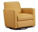 Fusion 402G Transitional Swivel Glider Chair 402G Gold Mine Citrine Swivel Glider Chair