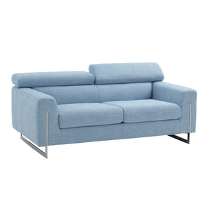 Pasargad Serena Modern Sofa (Blue Loveseat) PZW-2027B-2-PASARGAD