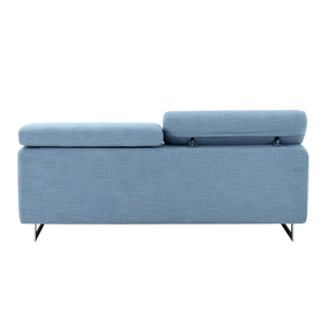 Pasargad Serena Modern Sofa (Blue Loveseat) PZW-2027B-2-PASARGAD