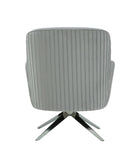 Pasargad Noho Collection Astor Accent Chair,Silver PZW-855-PASARGAD