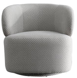 Pasargad Bleeker Collection Silver Round Chair PZW-856-PASARGAD