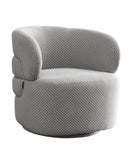 Bleeker Collection Silver Round Chair