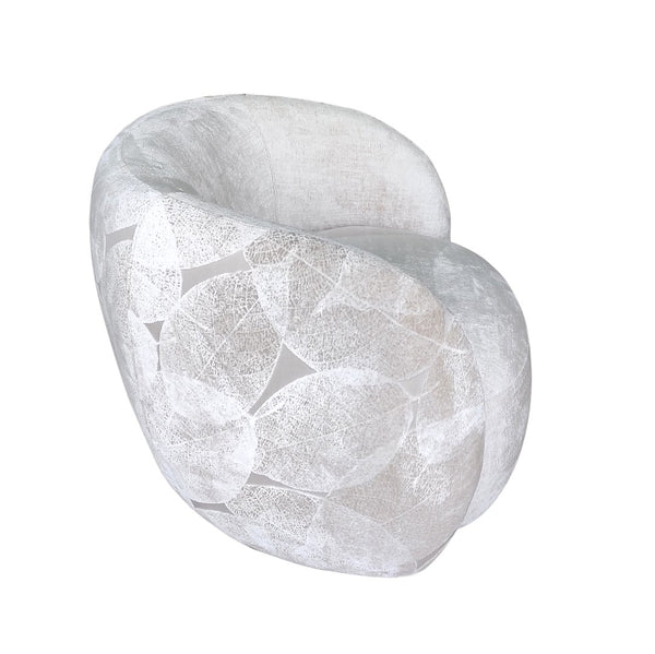 Pasargad Napoli Collection Modern Swivel Armchair PZW-990-PASARGAD