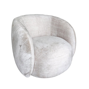 Pasargad Napoli Collection Modern Swivel Armchair PZW-990-PASARGAD