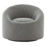 Pasargad Sienna Collection Modern Swivel Chair, Grey PZW-993-PASARGAD
