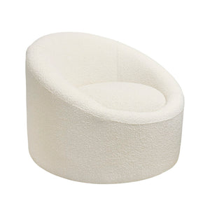 Pasargad Sienna Collection Modern Swivel Chair, White PZW-993W-PASARGAD