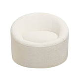 Pasargad Sienna Collection Modern Swivel Chair, White PZW-993W-PASARGAD