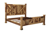 Porter Designs Crossroads Solid Sheesham Wood King Natural Bed Natural 04-196-17-C002-KIT