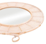 Zuo Modern Lobo Rattan, MDF, Glass Modern Commercial Grade Mirror Natural Rattan, MDF, Glass