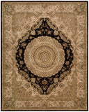 Nourison Nourison 2000 2233 Persian Handmade Tufted Indoor Area Rug Black 9'9" x 13'9" 99446537430