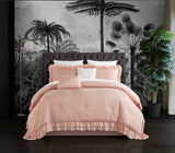 Kensley Blush Queen 5pc Comforter Set