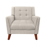 Candace Mid Century Modern Fabric Arm Chair