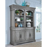 Pulaski Furniture Madison Ridge Server and Hutch P091-DR-K5-PULASKI P091-DR-K5-PULASKI