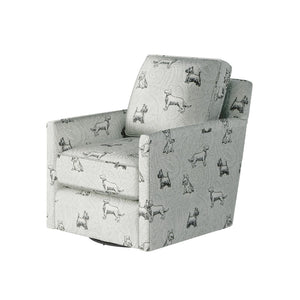 Fusion 21-02G-C Transitional Swivel Glider Chair 21-02G-C Biscuit Iron Swivel Glider