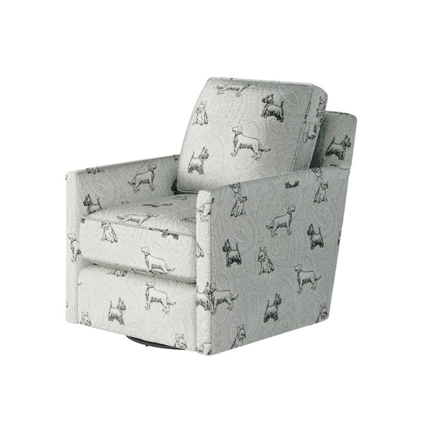 Fusion 21-02G-C Transitional Swivel Glider Chair 21-02G-C Biscuit Iron Swivel Glider