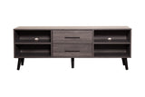 Porter Designs Skagen Mid-Century Modern Modern TV Stand Gray 06-209-10-2317