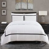 Faige Black Queen 3pc Duvet Set