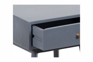 Porter Designs Capri Solid Wood Modern Nightstand Gray 04-108-04-6842