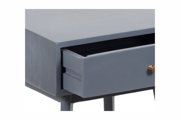 Porter Designs Capri Solid Wood Modern Nightstand Gray 04-108-04-6842