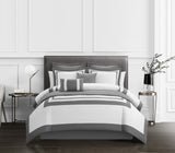 Hortense Grey Twin 6pc Comforter Set