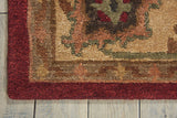 Nourison Tahoe TA08 Handmade Knotted Indoor Area Rug Red 3'9" x 5'9" 99446337122
