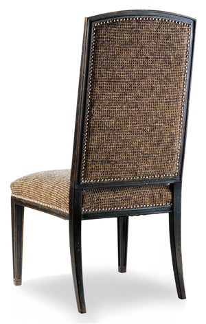 Hooker Furniture - Set of 2 - Sanctuary Casual Mirage Side Chair in Hardwood Solids, Fabric, Nail heads 3005-75410