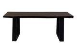 Porter Designs Manzanita Live Edge Solid Acacia Wood Natural Coffee Table Gray 05-196-02-4830T-KIT