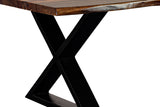 Porter Designs Manzanita Live Edge Solid Acacia Wood Natural Coffee Table Brown 05-196-02-4640X-KIT