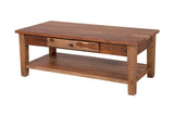 Porter Designs Taos Solid Sheesham Wood Natural Coffee Table Brown 05-196-01-9011H