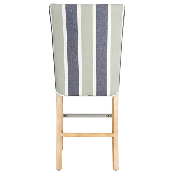 Milton Fabric Counter Stool Hurley Stripe Blue