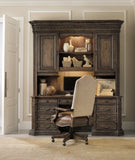 Hooker Furniture Rhapsody Traditional-Formal Tilt Swivel Chair in Hardwood Solids, Leather, Fabric 5070-30220