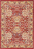 Nourison Majestic MST04 Persian Machine Made Loom-woven Indoor only Area Rug Red 5'6" x 8' 99446713445