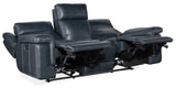 Hooker Furniture Montel Lay Flat Power Sofa with Power Headrest & Lumbar SS705-PHL3-047