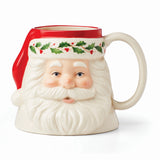 Holiday Santa Mug - Set of 4