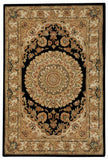 Nourison Nourison 2000 2233 Persian Handmade Tufted Indoor Area Rug Black 3'9" x 5'9" 99446533562