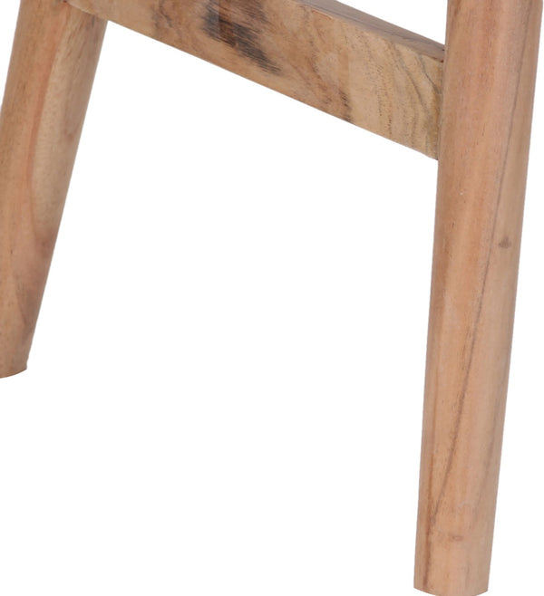 Porter Designs Portola Solid Acacia Wood Transitional End Table Natural 05-108-15-2045