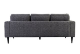 Porter Designs Keaton Upholstered Modern Sofa Gray 01-33C-01-5401